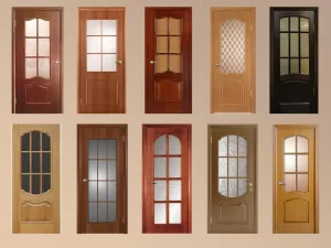 أنواع الأبواب الخشب
